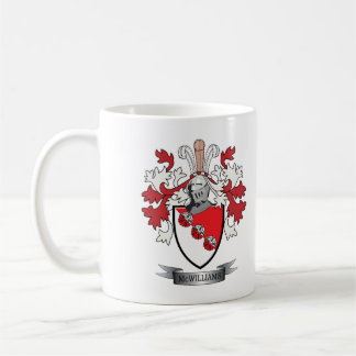 McWilliams Family Crest Coat of Arms Koffiemok