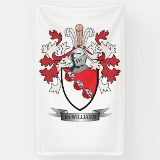 McWilliams Family Crest Coat of Arms Spandoek