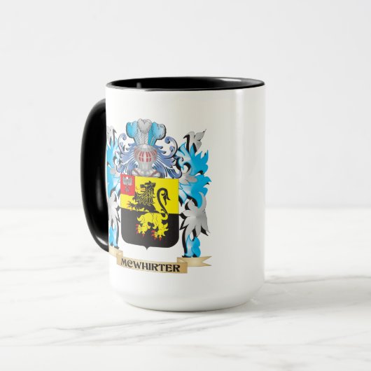 McWirter Wapenkleed - Familiekust Mok (Voorkant links)