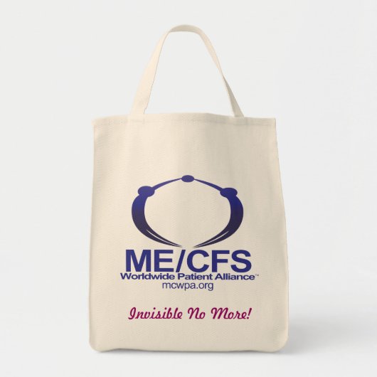 MCWPA Grocery Tas, onzichtbaar meer! Tote Bag (Voorkant)