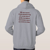 MCWPA Sweatshirt, bericht achteraan Hoodie (Achterkant)