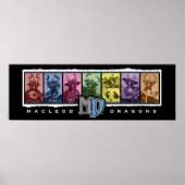 MD 36-inch x12-inch gekleurd Poster met boog (Voorkant)