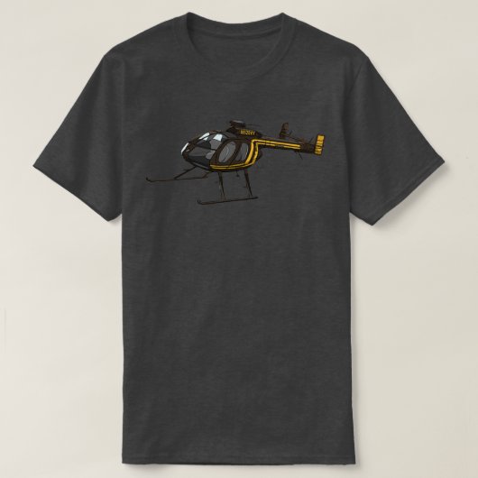 MD 500 Notar Helikopter N520KY T-shirt (Design voorkant)