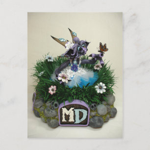 MD Alina Butterfly Dragon Briefkaart