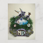 MD Alina Butterfly Dragon Briefkaart (Voorkant)