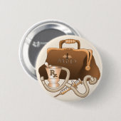 MD-arts Ronde Button 5,7 Cm (Voorkant /achterkant)