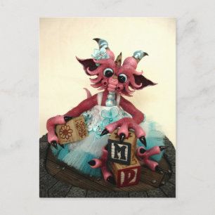 MD Baby Blokken Dragon Briefkaart