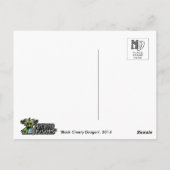 MD Black Cherry Dragon Briefkaart (Achterkant)