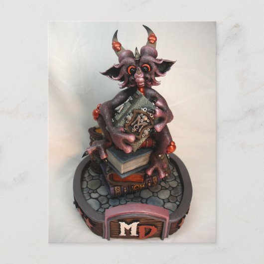 MD Black Cherry Dragon Briefkaart (Voorkant)