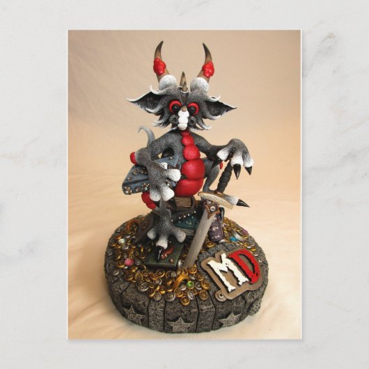 MD Black Dragon Briefkaart (Voorkant)