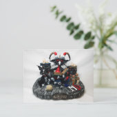 MD Black Potion Dragon Briefkaart (Staand voorkant)