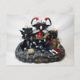 MD Black Potion Dragon Briefkaart