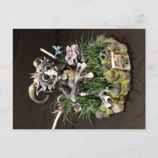 MD Blue Butterflies Dragon Briefkaart (Voorkant)