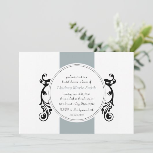 md bridal douche - uitnodiging (Staand voorkant)