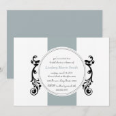 md bridal douche - uitnodiging (Voorkant / Achterkant)