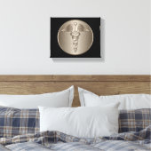 MD Caduceus Canvas Afdruk (Insitu (Slaapkamer))