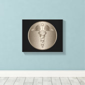 MD Caduceus Canvas Afdruk (Insitu (Houten vloer))