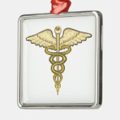 MD Caduceus Metalen Ornament (Links)