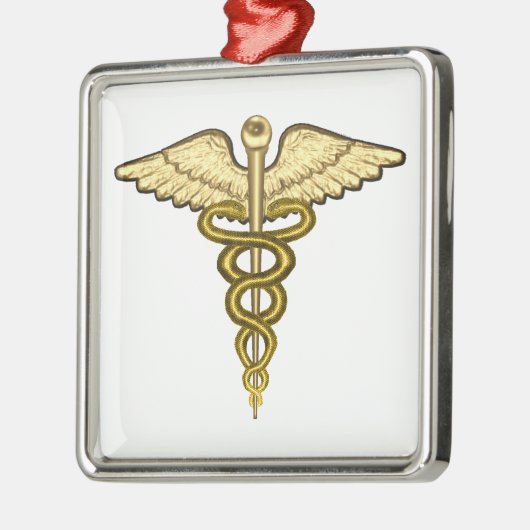 MD Caduceus Metalen Ornament (Links)