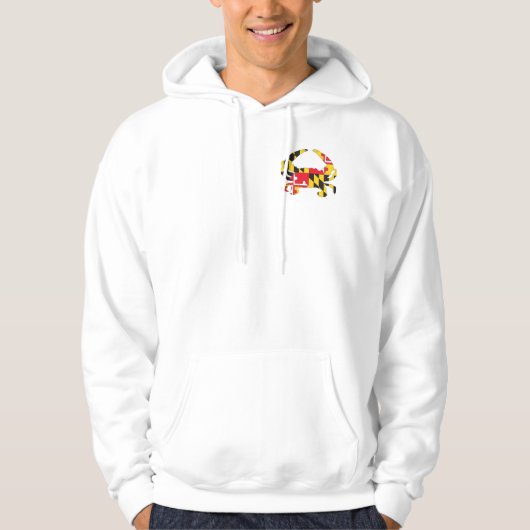 MD Crab Zip-up Hoodie (Voorkant)