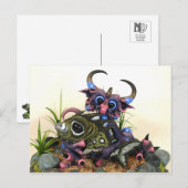 MD Cuddlefish Dragon (Closeup) Briefkaart (Voorkant / Achterkant)