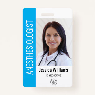 MD Doctor Hospital Medical Employee Photo ID  Badge