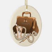 MD Doctor tas Keramisch Ornament (Rechts)