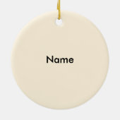 MD Doctor tas Keramisch Ornament (Achterkant)