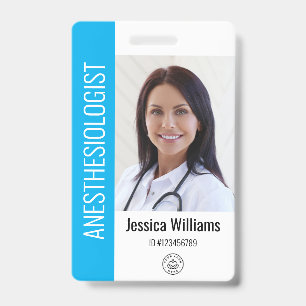 MD Dokter Ziekenhuis Medisch Personeel Foto ID Badge
