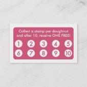 md doughnuts - trouwerekaart klantenkaartje (Achterkant)