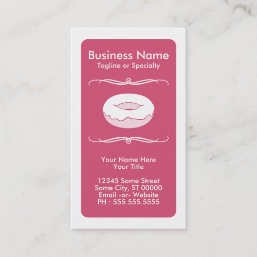 md doughnuts - trouwerekaart klantenkaartje (Voorkant)