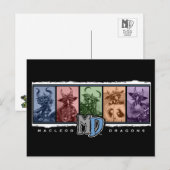 MD gekleurd Logo Briefkaart (Voorkant / Achterkant)