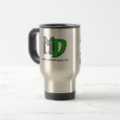 MD Green Dragon 15 oz.Travel Mug Reisbeker (Voorkant links)