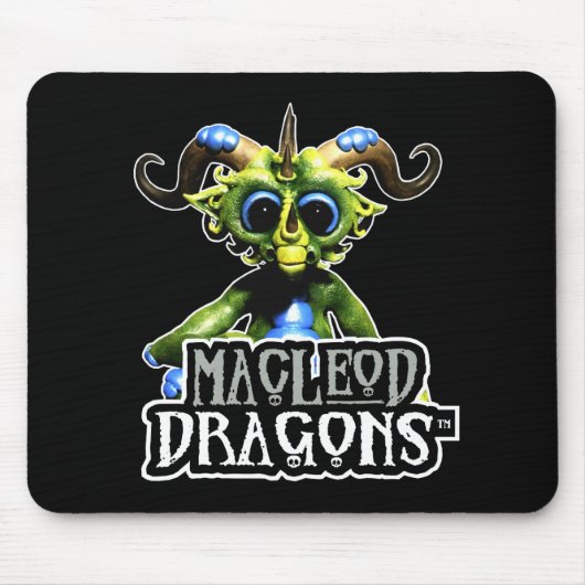 MD Green Dragon Mousepad Muismat (Voorkant)