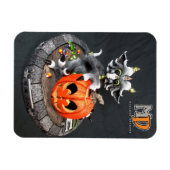 MD Halloween Dragon 3" x 4" Fotomagneet Magneet (Horizontaal)