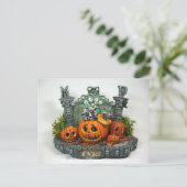 MD Halloween Dragon Postcard Briefkaart (Staand voorkant)