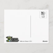 MD Halloween Dragon Postcard Briefkaart (Achterkant)