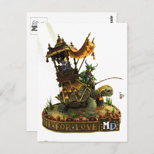 MD India Dragons 2014 Briefkaart (Voorkant / Achterkant)