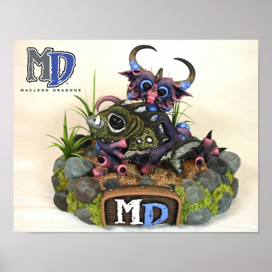 MD Keukenvis 11 x 14-inch mini-Poster Poster (Voorkant)