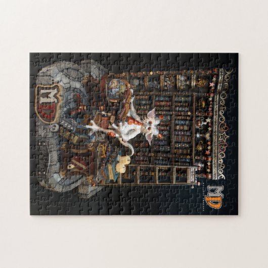 MD Library Dragon 10-inch x 14-inch foto Puzzle Legpuzzel (Horizontaal)