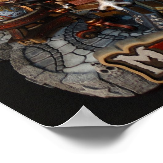 MD Library Dragon 11-inch x 14-inch mini-Poster Poster (Hoek)