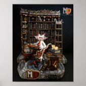 MD Library Dragon 11-inch x 14-inch mini-Poster Poster (Voorkant)