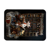 MD Library Dragon 3" x 4" fotomagneet Magneet (Horizontaal)