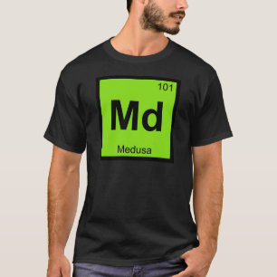 Md - Medusa Gorgon Chemistry Periodieke Tabel T-shirt