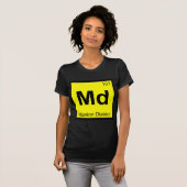 Md - Mission District San Francisco Scheikunde T-shirt (Voorkant volledig)
