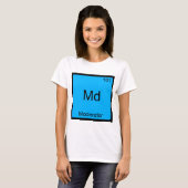 Md - Moderator Grappig Chemie Element Symbool T-sh T-shirt (Voorkant volledig)