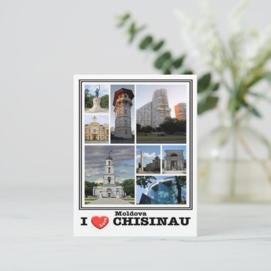 MD Moldavië - Chisinau - Briefkaart (Staand voorkant)