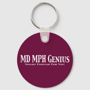 MD MPH Genius Gifts Sleutelhanger