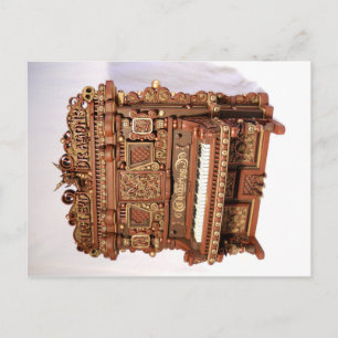 MD Old World Piano-Briefkaart Briefkaart