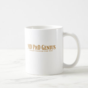 MD PhD Genius Gifts Koffiemok